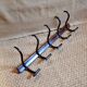 Fischel 5-hook bistro wall coat rack from the 20s