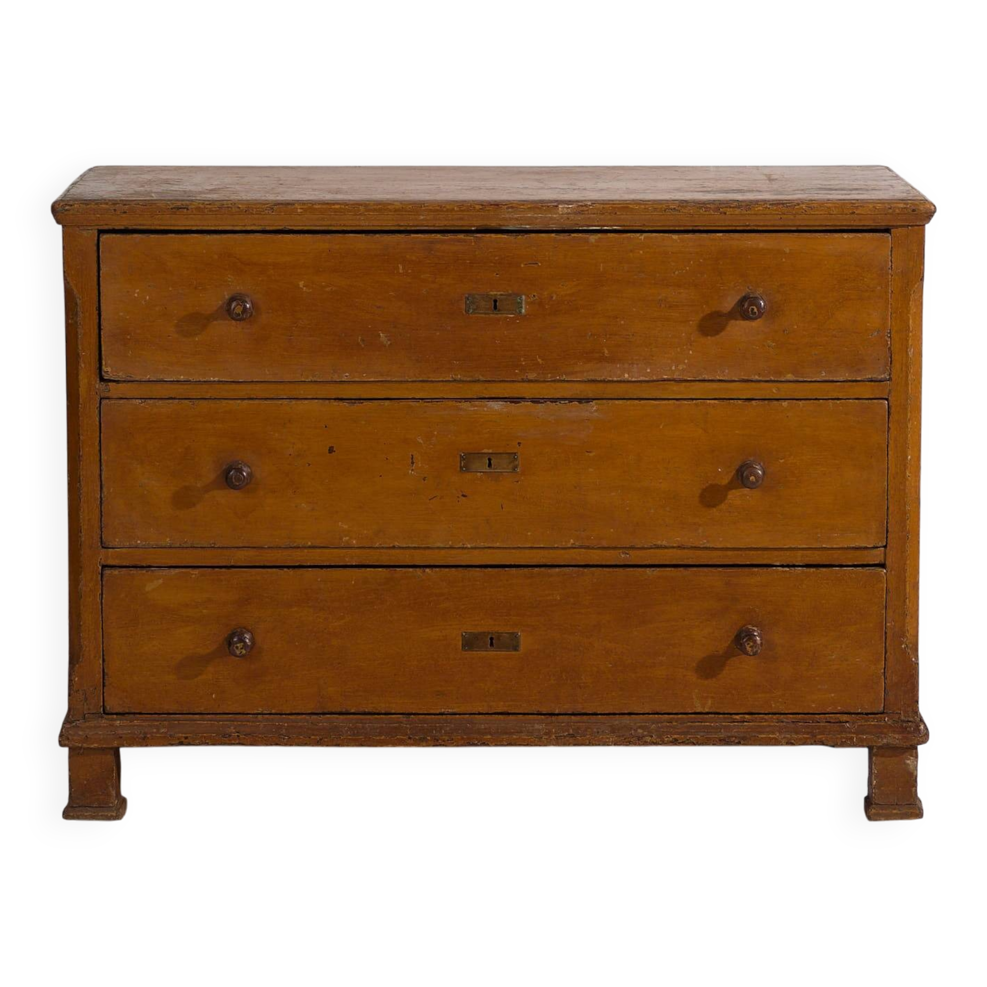 Commode ancienne à trois tiroirs (vers 1920)