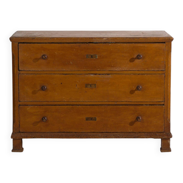 Commode ancienne à trois tiroirs (vers 1920)