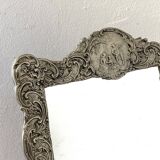 Miroir à poser vintage style rocaille en métal