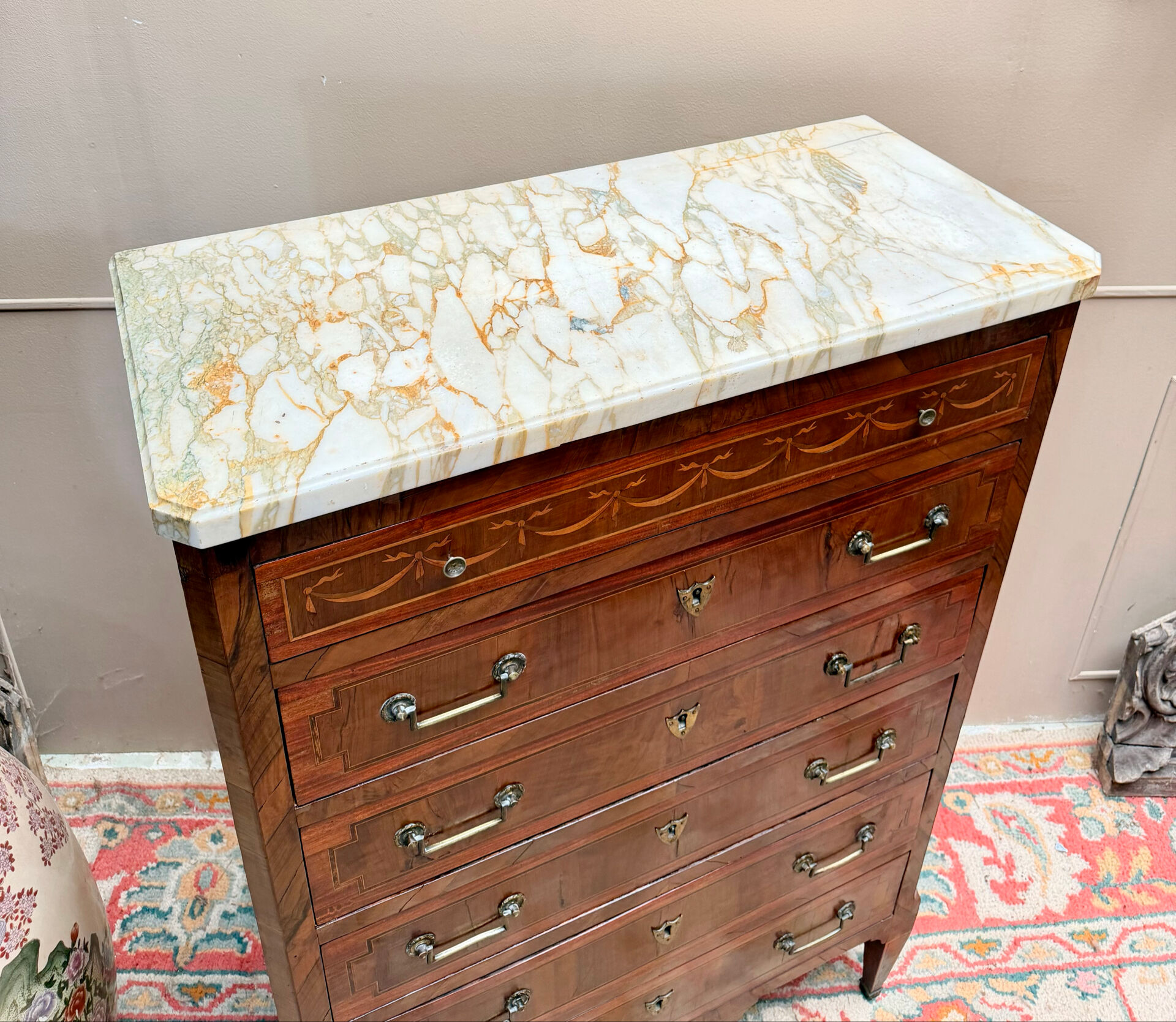 CHIFFONIER IN MAHOGANY IN THE LOUIS XVI STYLE, 19TH CENTURY