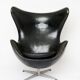 Fritz Hansen - Arne Jacobsen - Lounge chair with ottoman - Egg Chair