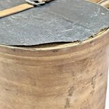 Old bent wood fur hat box