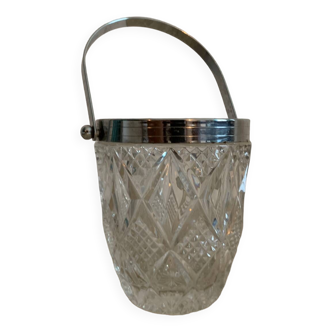 Crystal ice bucket