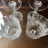 4 verres à eau