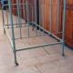Antique iron bed.