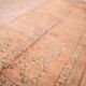 Large Vintage Moroccan Rug 203 x 376 cm, Peach Berber Wool Rug Handmade