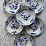 Boch Frères Grand Bouquet plates