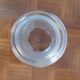 Old glass vase with gilding and Art Deco painted flowers