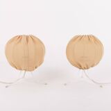 Vintage 1960’s pair of Tripod table lamps
