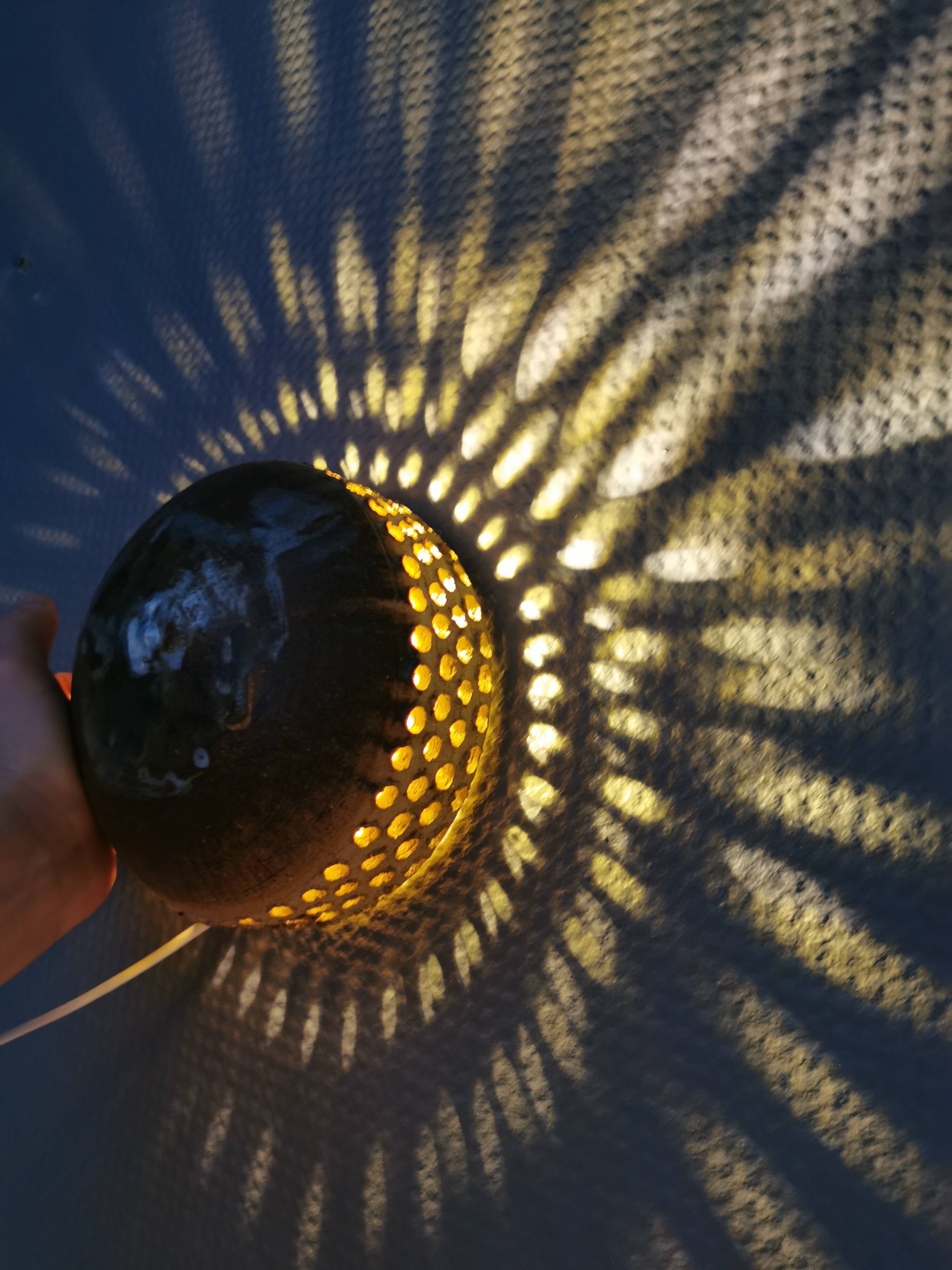 Small ceramic wall light, Danish and estimated from the 1970s.