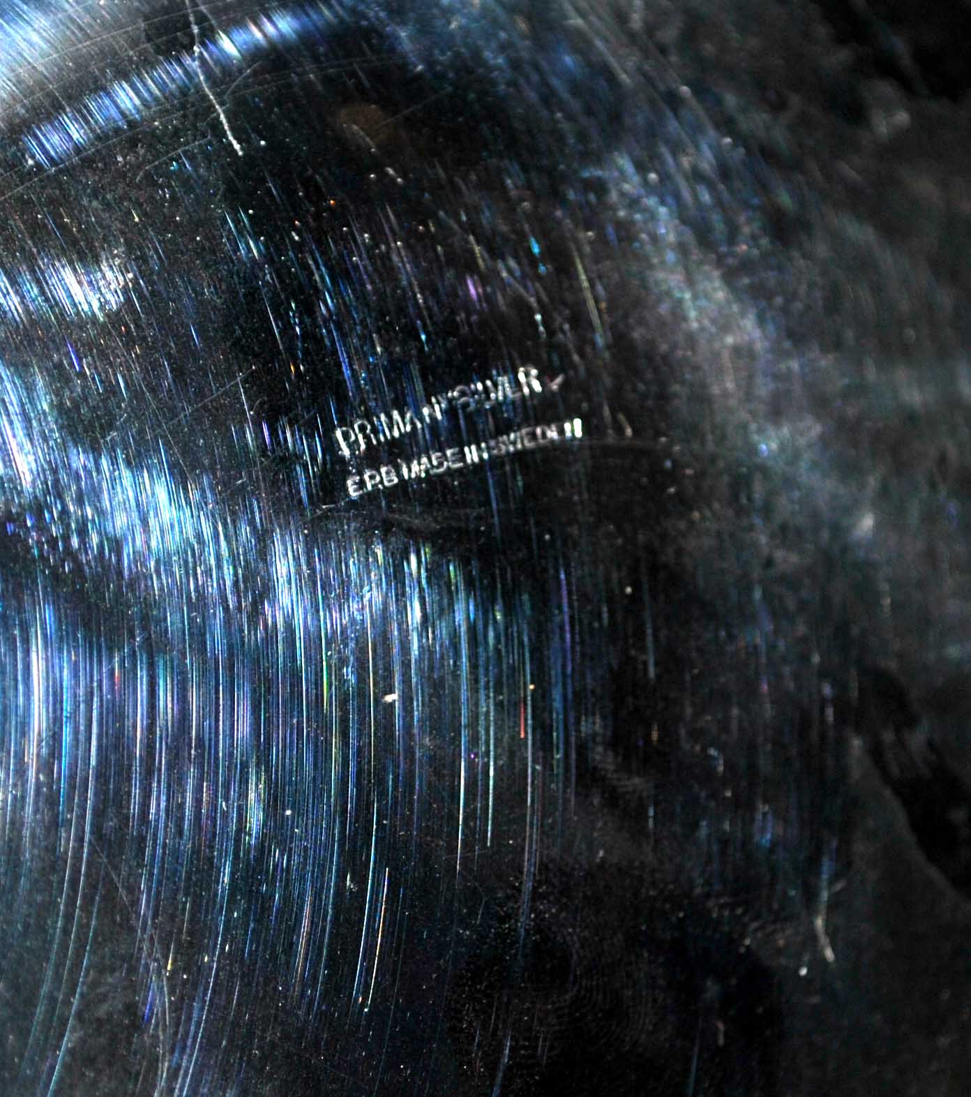 Vintage tripod cut in silver metal ERB Sweden - Prima NS Silver - Sweden