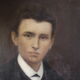 Oil portrait of a young man