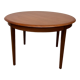 Scandinavian round teak table by LB Kofod Larsen