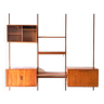 Teak shelves, teak bookcase