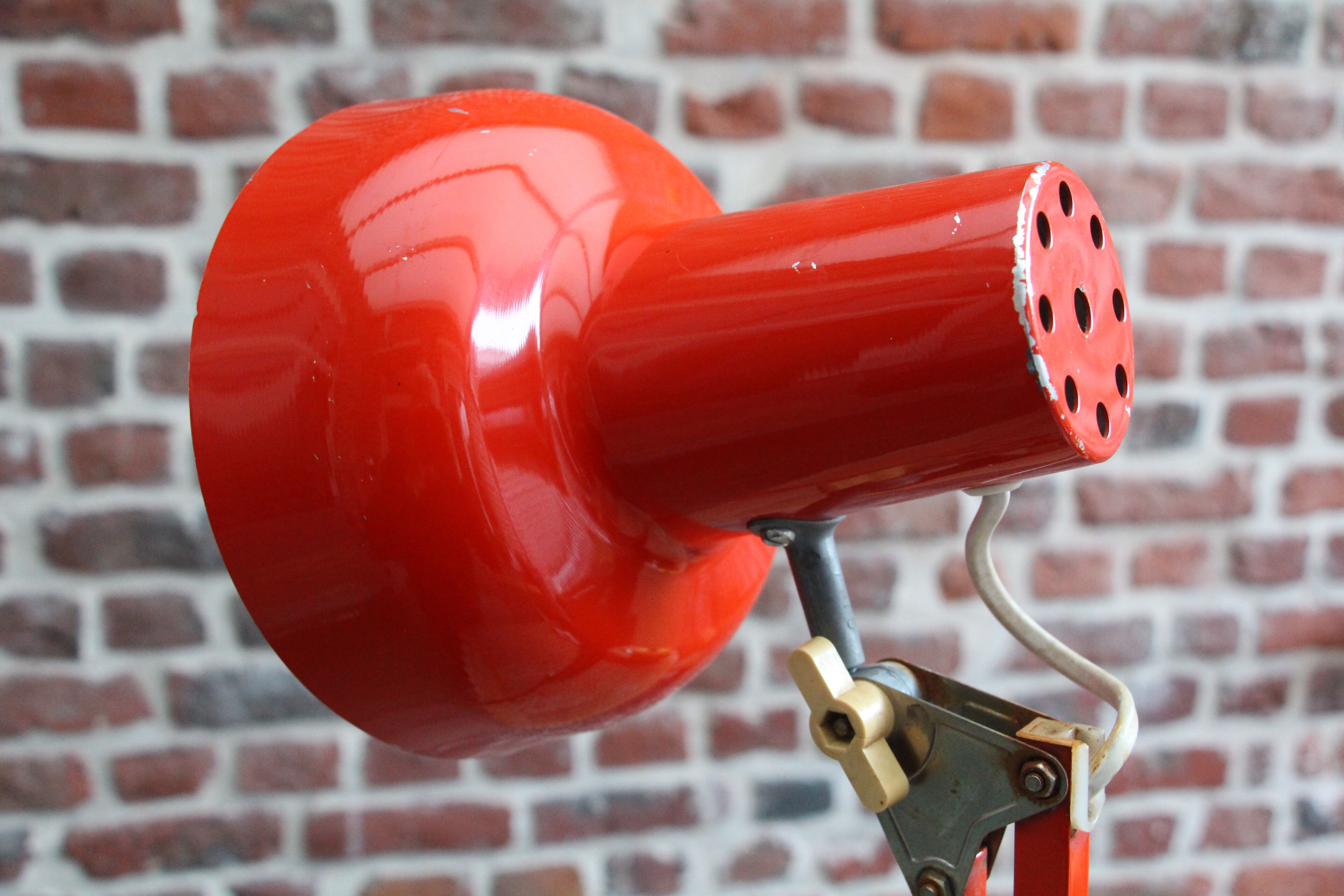 Architect lamp RDA red 70's