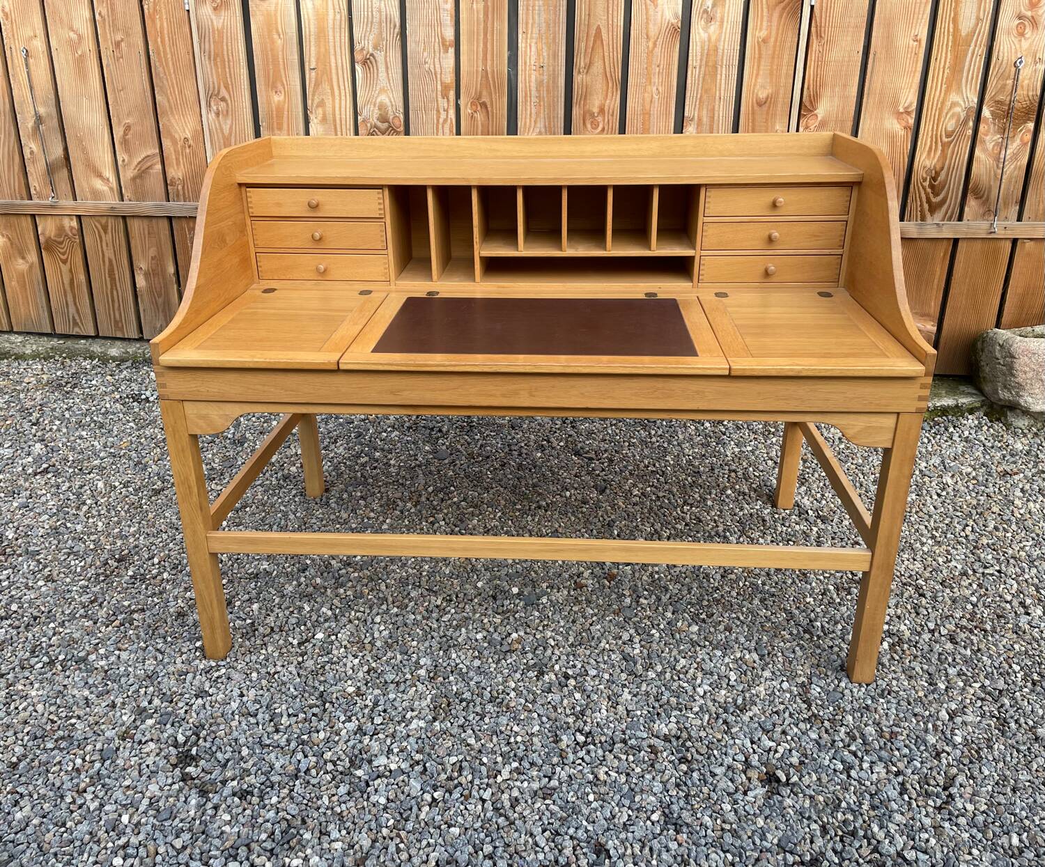 Vintage Andreas Hansen desk for Hadsten Træindustri, Denmark.