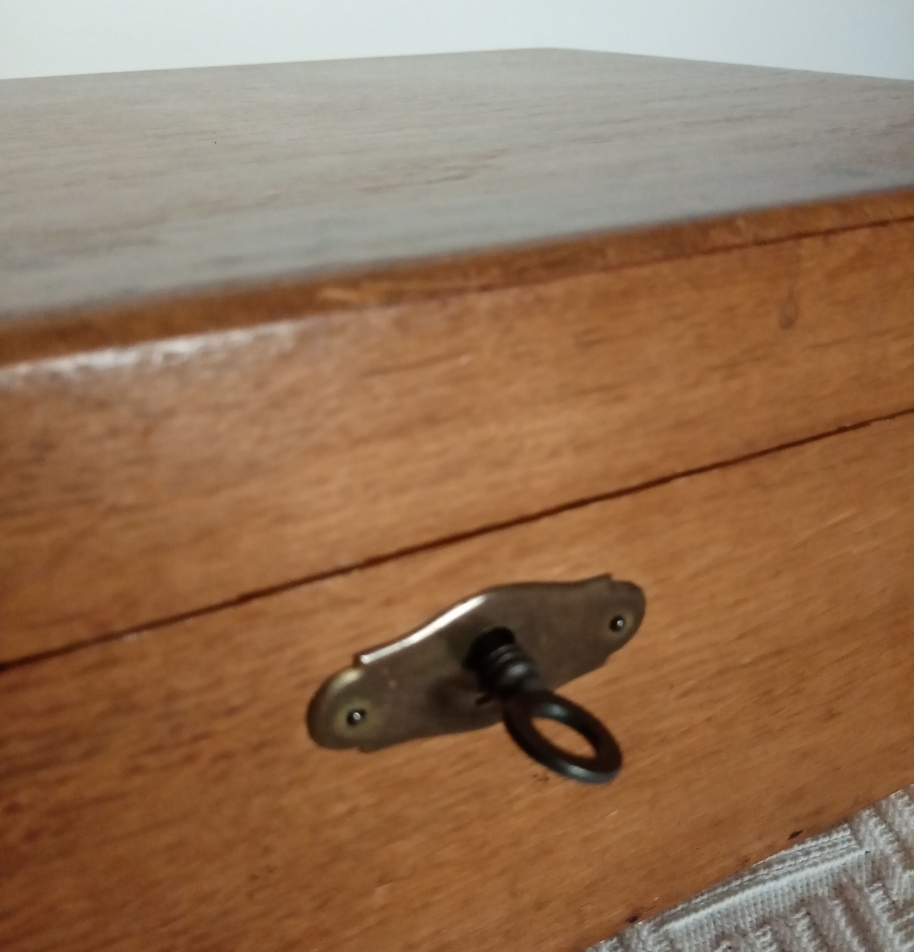 Housewife SFAM model Chambly rocker Louis XV silver metal wooden box