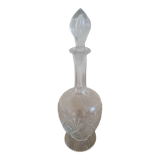 Old glass decanter with stopper