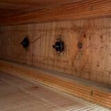 Marquetry commode from the Louis XIV period, early 18th century, Portugal.