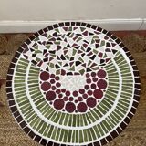 Mosaic metal coffee table