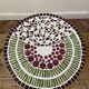 Mosaic metal coffee table