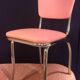 4 chaises USA rose