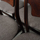 Set of six oak chairs, Danish design, 1970s, production: Denmark
