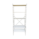 Vintage wall system with 5 modular shelves for BHV