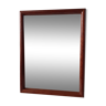 Miroir en bois vernis à poser ou à suspendre 20x26cm
