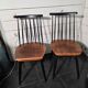 Pair of Scandinavian chairs Fanett by Ilmari Tapiovaara, 1960s