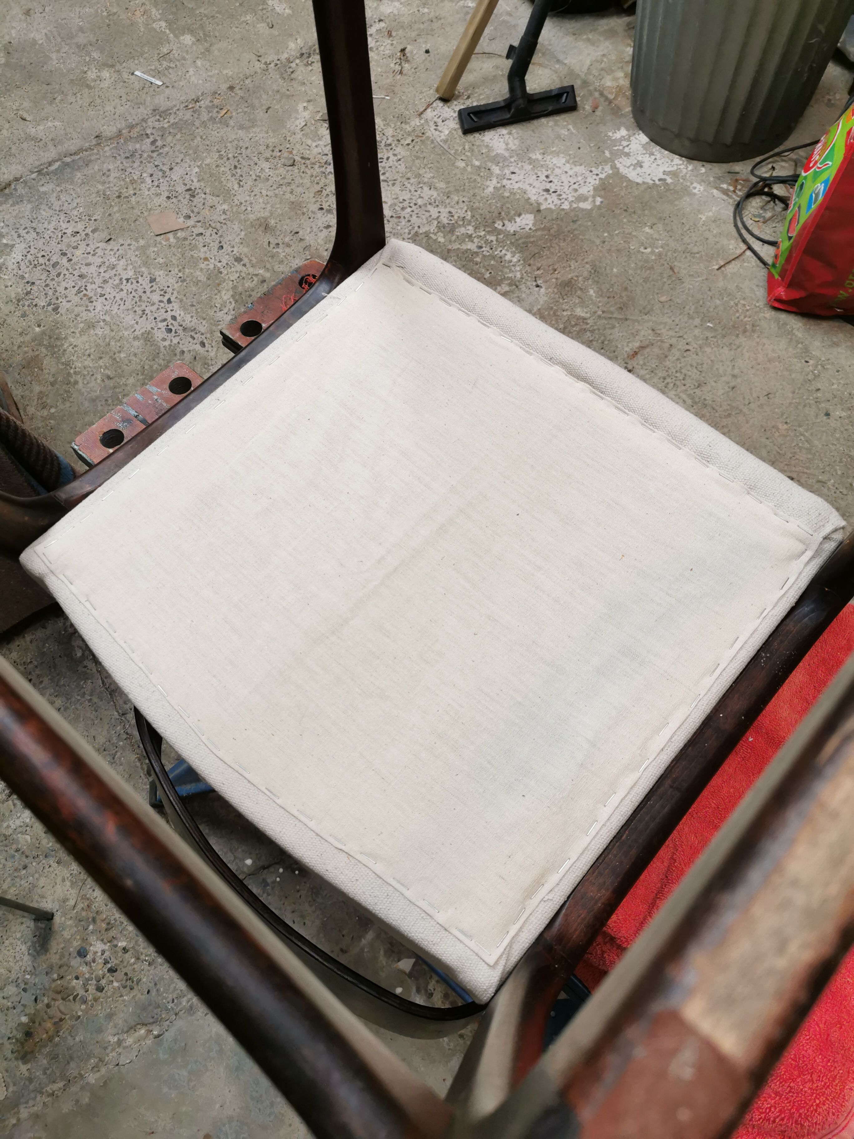 Lot of 4 chairs Baumann sled