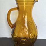 Smoked glass pitcher