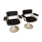 Pair of albert Jacob armchairs 1970