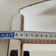 50s mirror tray, metal and glass