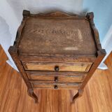 Bedside table / Chiffonnière Louis XV style