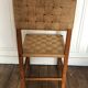 Chair made of wood and rope