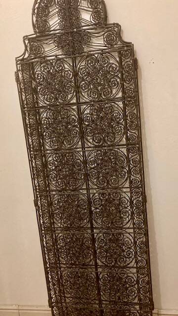 Wrought iron screen