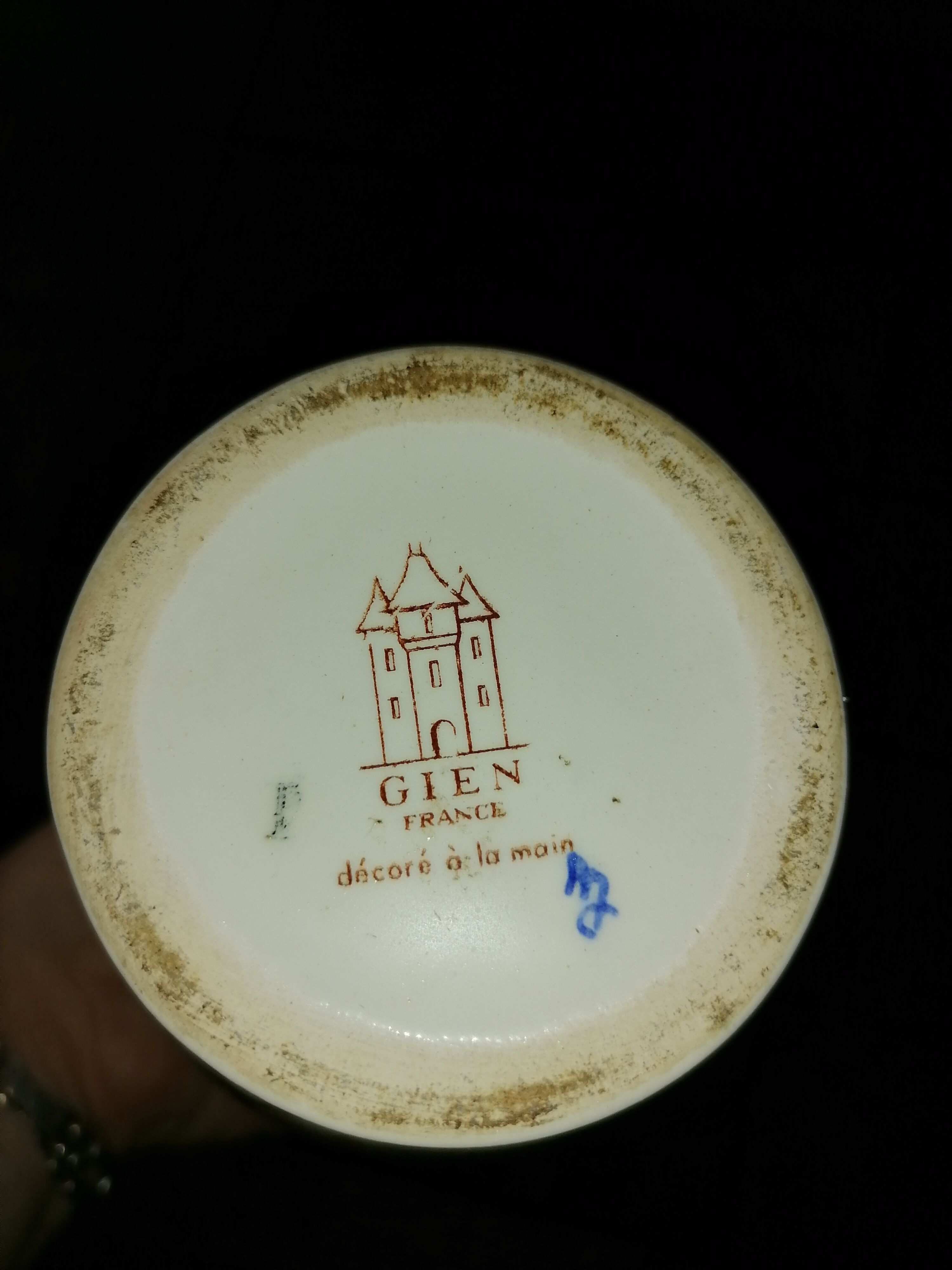 Aiiguière gien faience