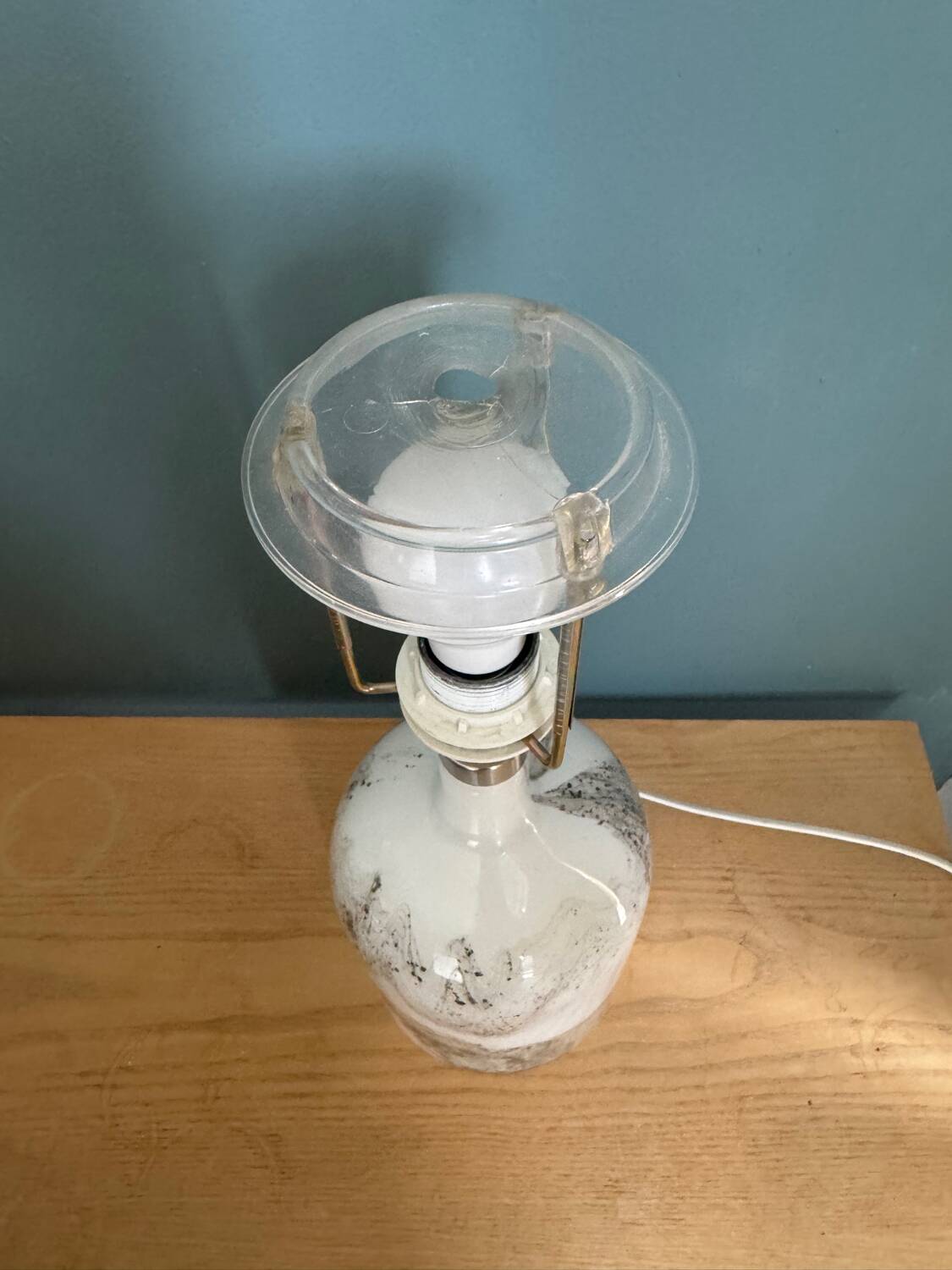 Lampe de table danoise vintage "Symmetric" par Michael Bang pour Holmegaard