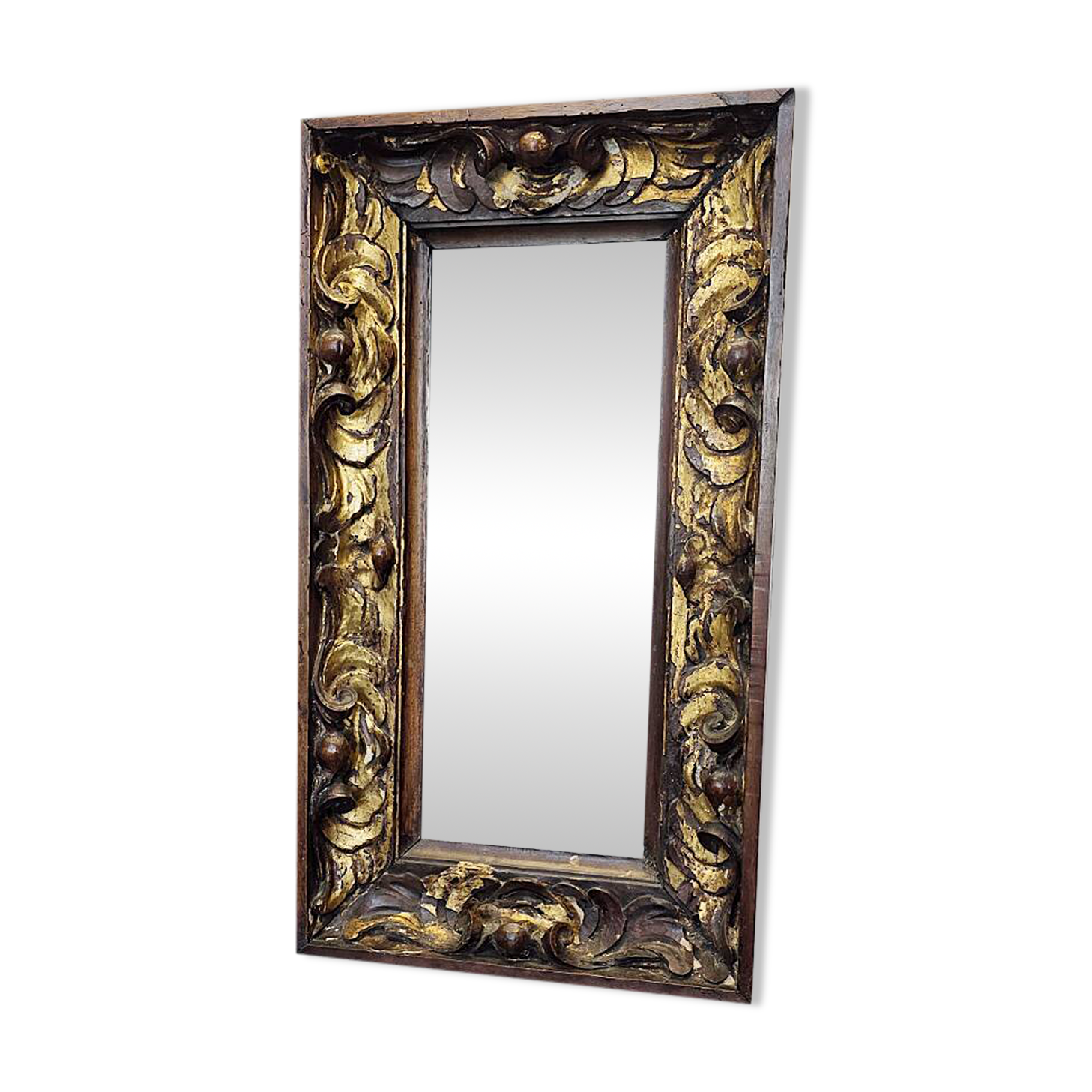 Antique Italian Baroque Mirror, 1st half 1700s
