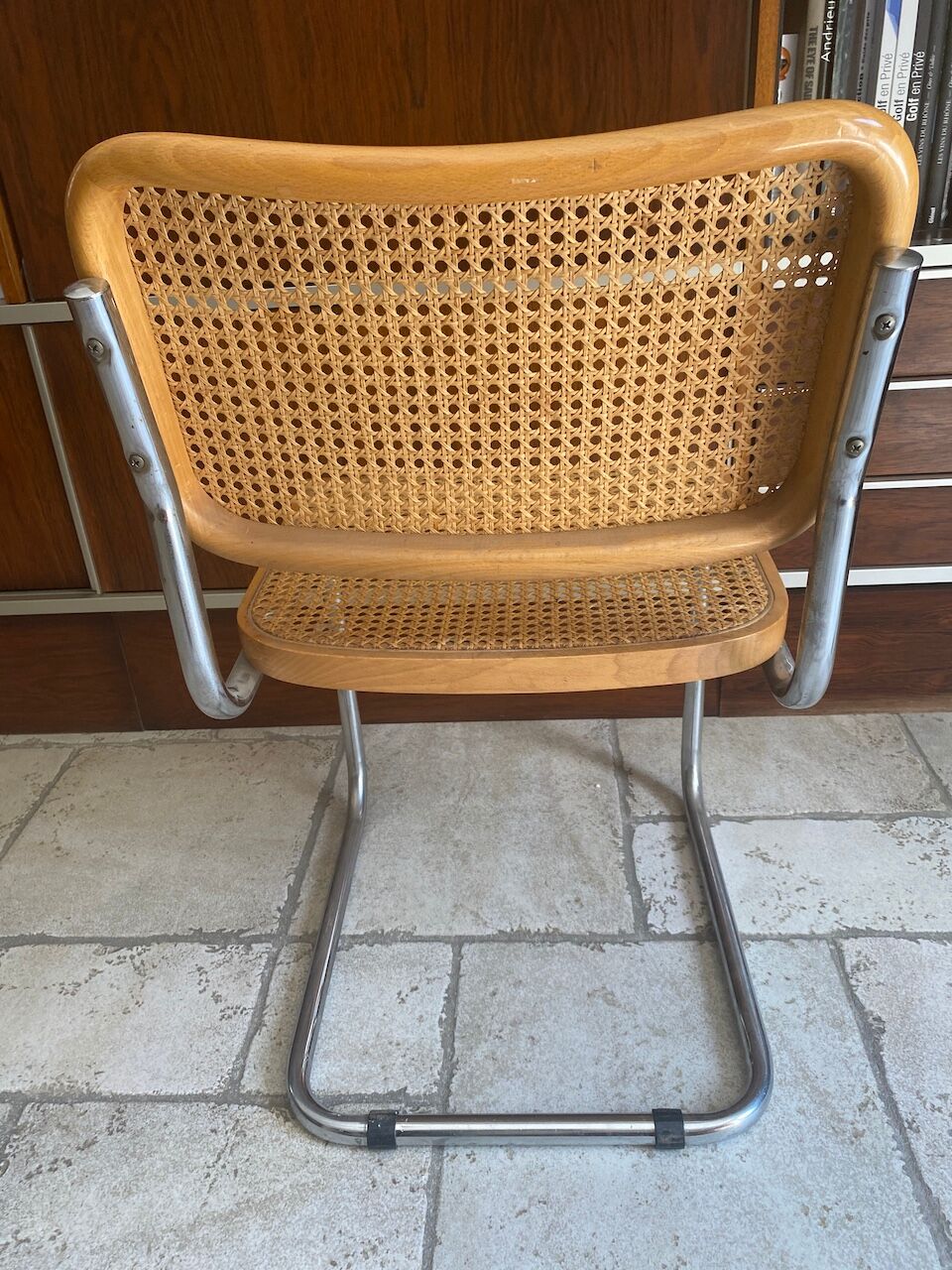 Set of 6 chairs Cesca Marcel Breuer Italian Edition 1980 in blond beech
