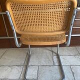 Set of 6 chairs Cesca Marcel Breuer Italian Edition 1980 in blond beech