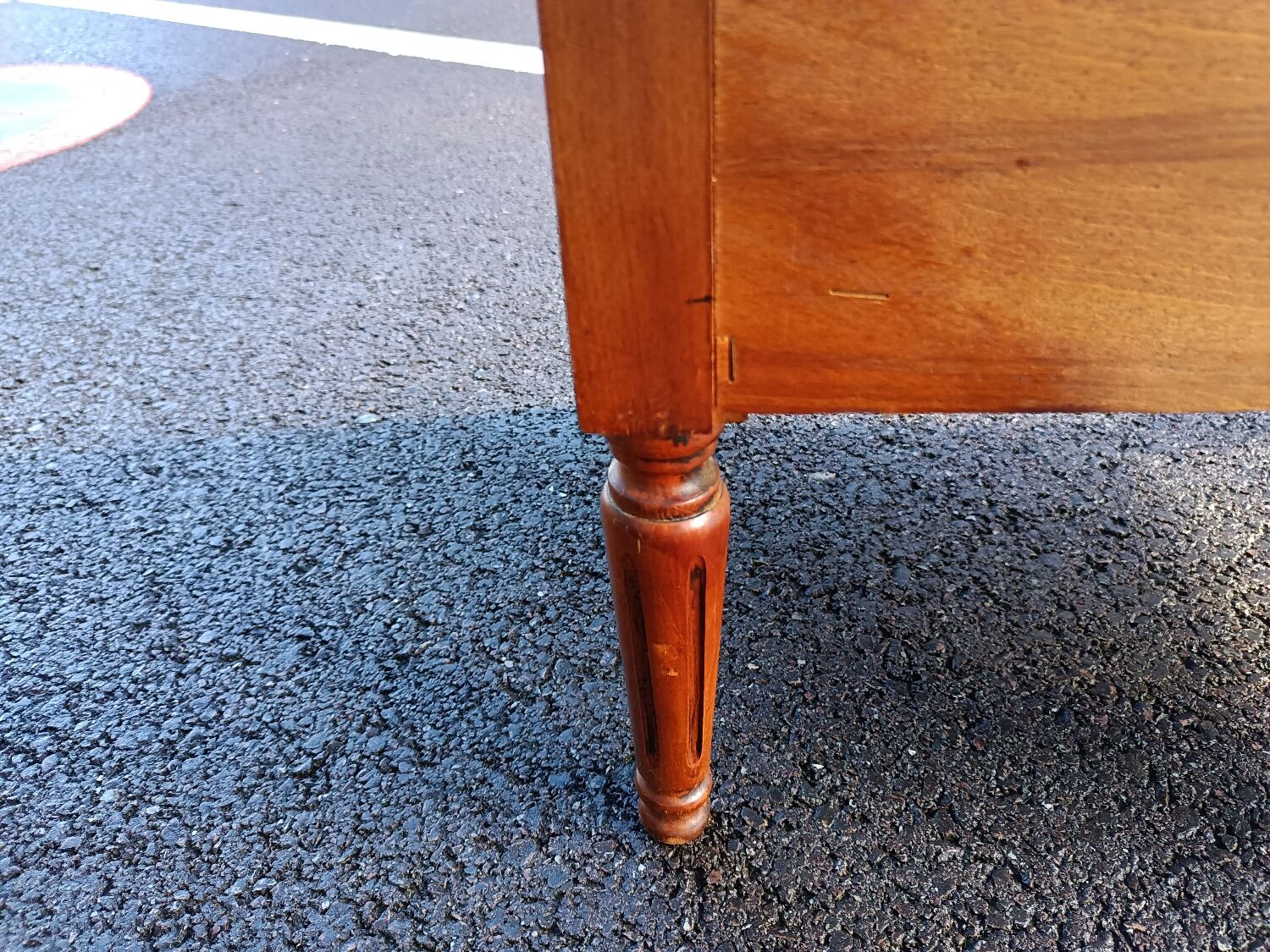 Old sideboard bedside Louis XVl style