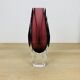 Sommerso Murano purple vase, soliflore