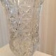 Vase en verre taillé