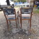 Paire de fauteuils bridge des années 30