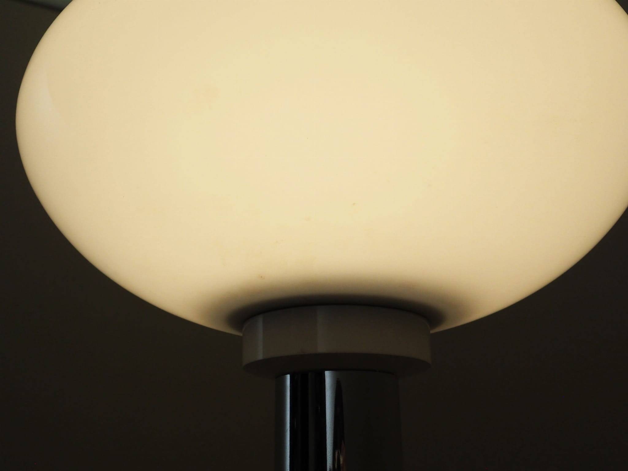 Floor lamp with ashtray, Space Age design, 1960s, production: Italy