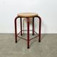 Tabouret d'école industriel vintage, années 1970