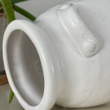 Glazed terracotta pot